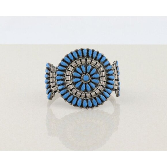 Unbranded Jewelry - Sterling Silver Lapis Lazuli Cuff Bracelet M B Sterling 6 1/2" adjustable